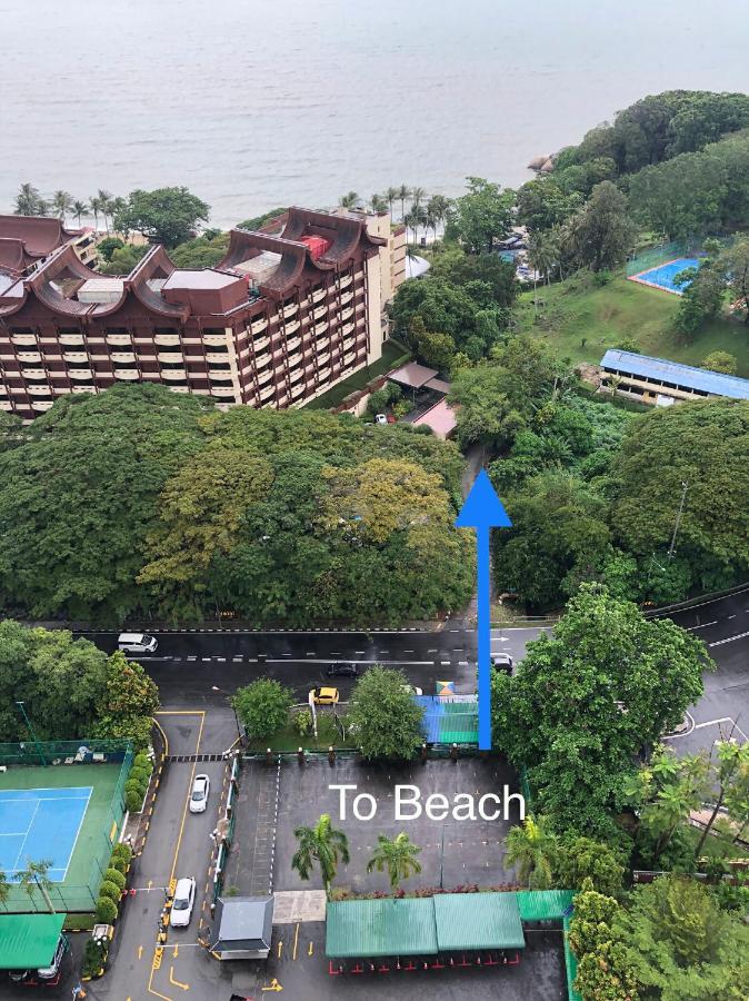 Beach Resort 7 Home Stay Sri Sayang Apartment Batu Ferringhi 3Bedroom 外观 照片